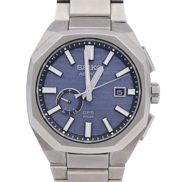 Seiko Astron Nexter SBXD013 / 3X62-0AA0 Radio-Controlled Solar GPS Watch, Tit... - Picture 2 of 9